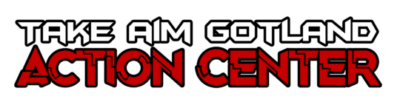 Take Aim Gotland – Action Center Logotyp
